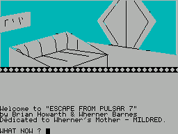 Mysterious Adventures No. 04 - Escape from Pulsar 7 (1983)(Channel 8 Software)